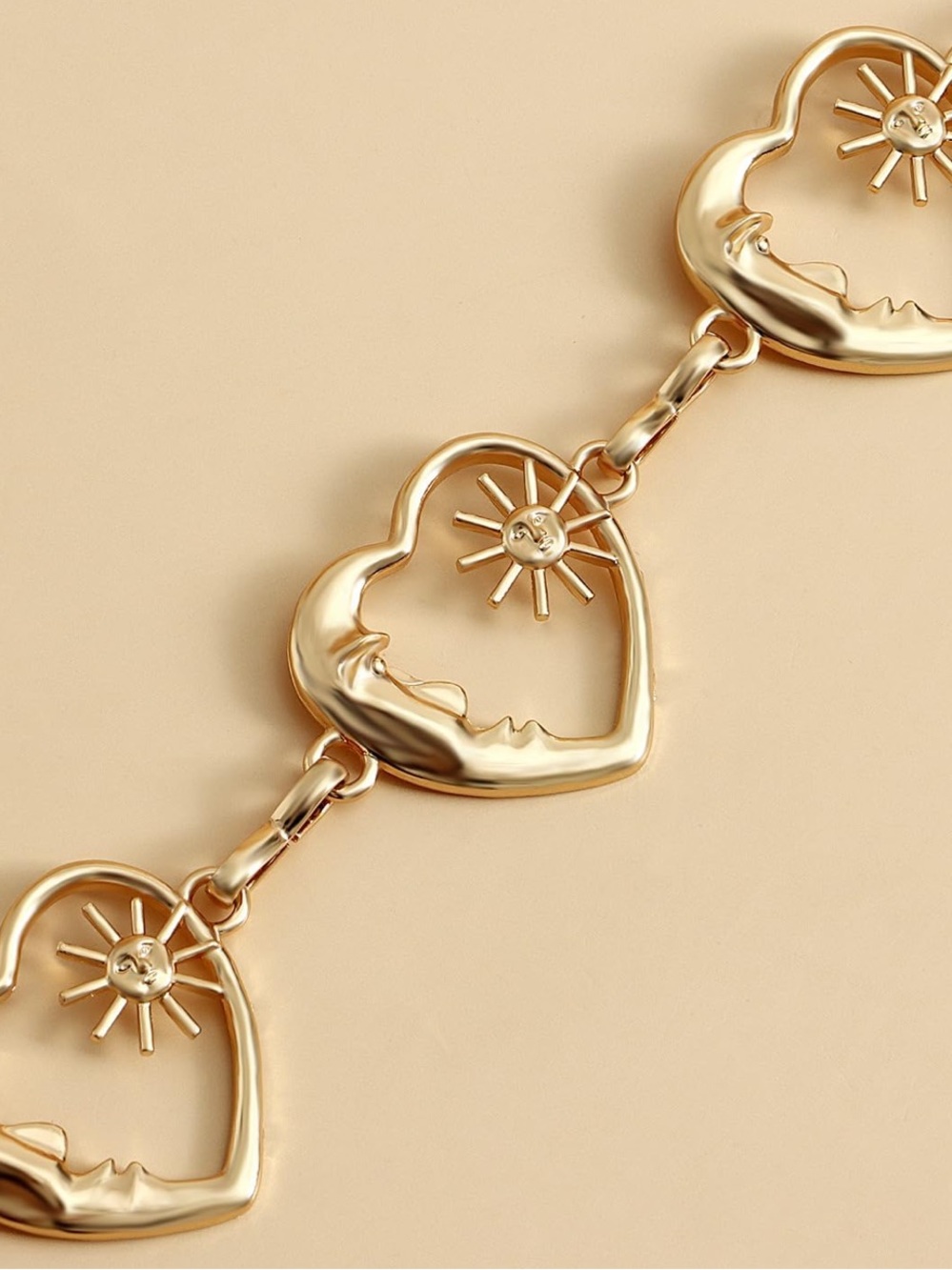 Heart Pearl Waist Chain Belt - Picture 5 of 5